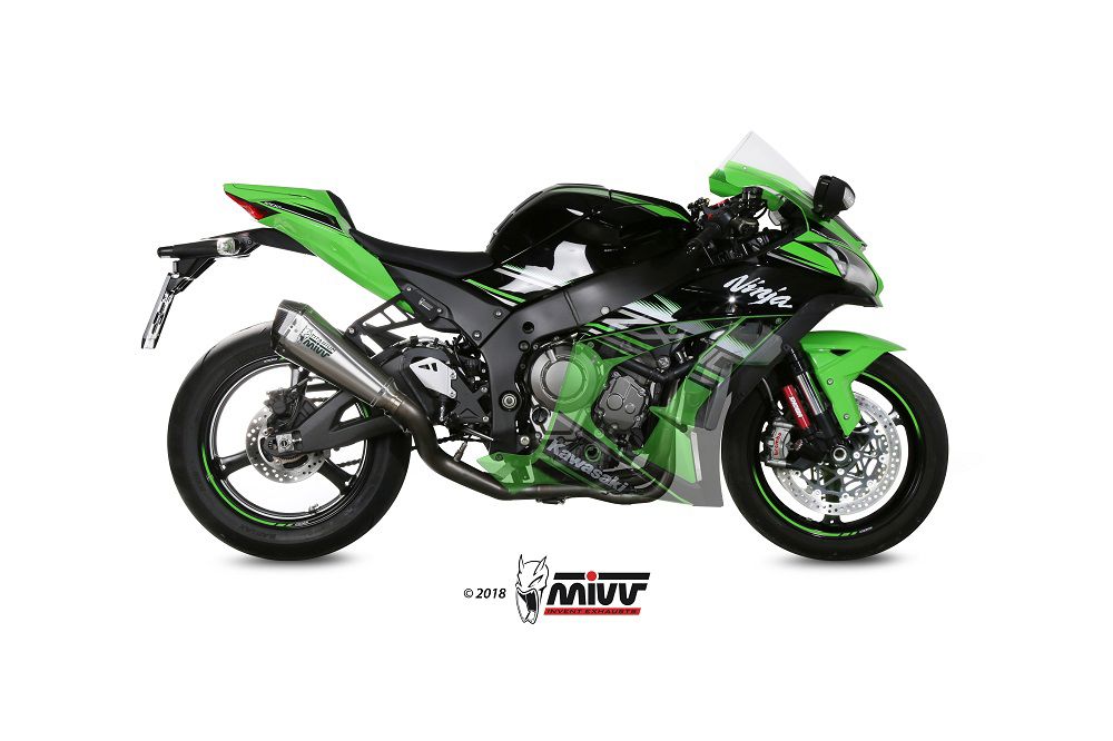 Mivv Power Evo Titanium Systeem Met Delta Race Demper Kawasaki Zx10-R '16-