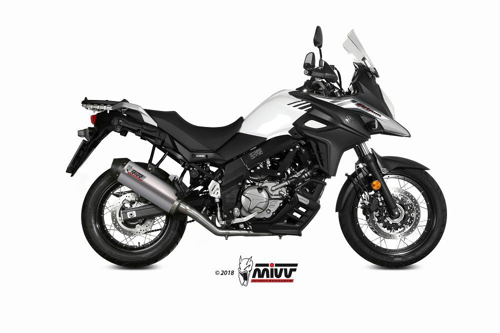 Mivv Oval Titanium Demper Met Carbon Cap Suzuki Dl650 '17-