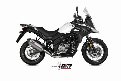 Mivv Oval Titanium Demper Met Carbon Cap Suzuki Dl650 '17-