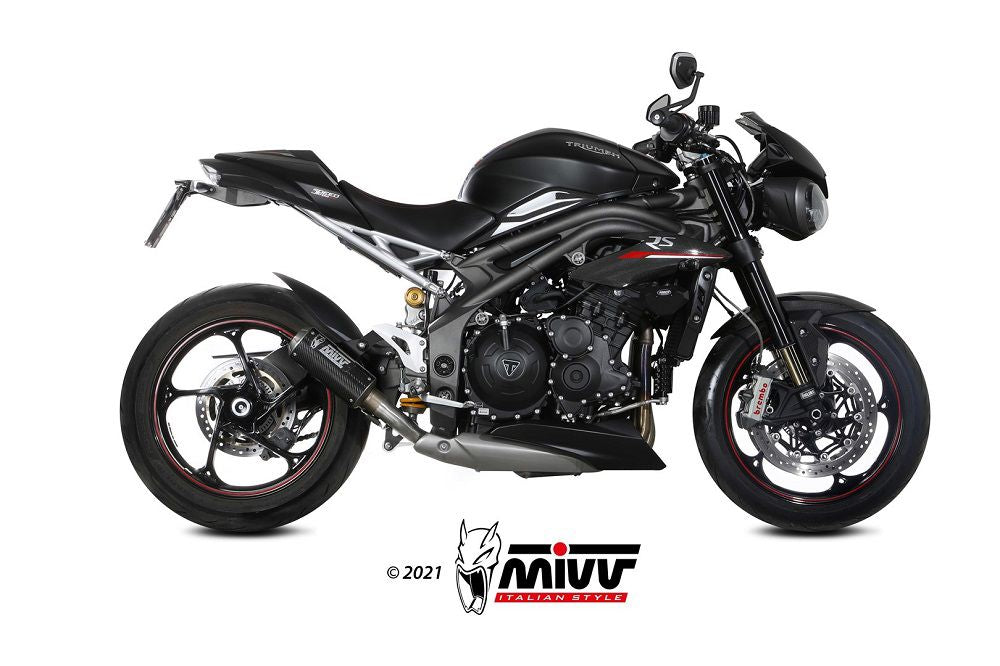 Mivv Mk3 Carbon Triumph Speed Triple R / S / Rs '18-20