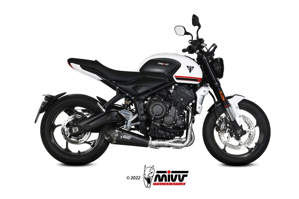 Mivv Systeem Delta Race Black Triumph Trident 660 '21-