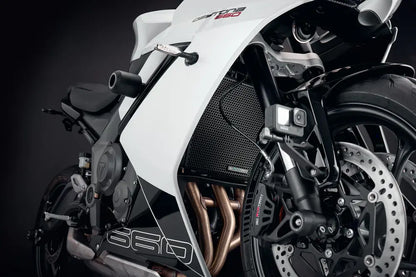 Radiatorcover Zwart Evotech Performance Triumph Daytona 660 '24-