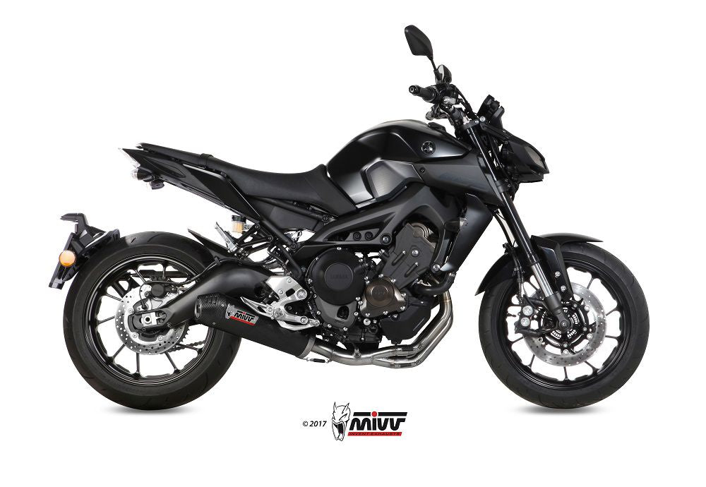 Mivv Compleet Systeem Met Oval Carbon Demper Yamaha Mt-09 '13-20