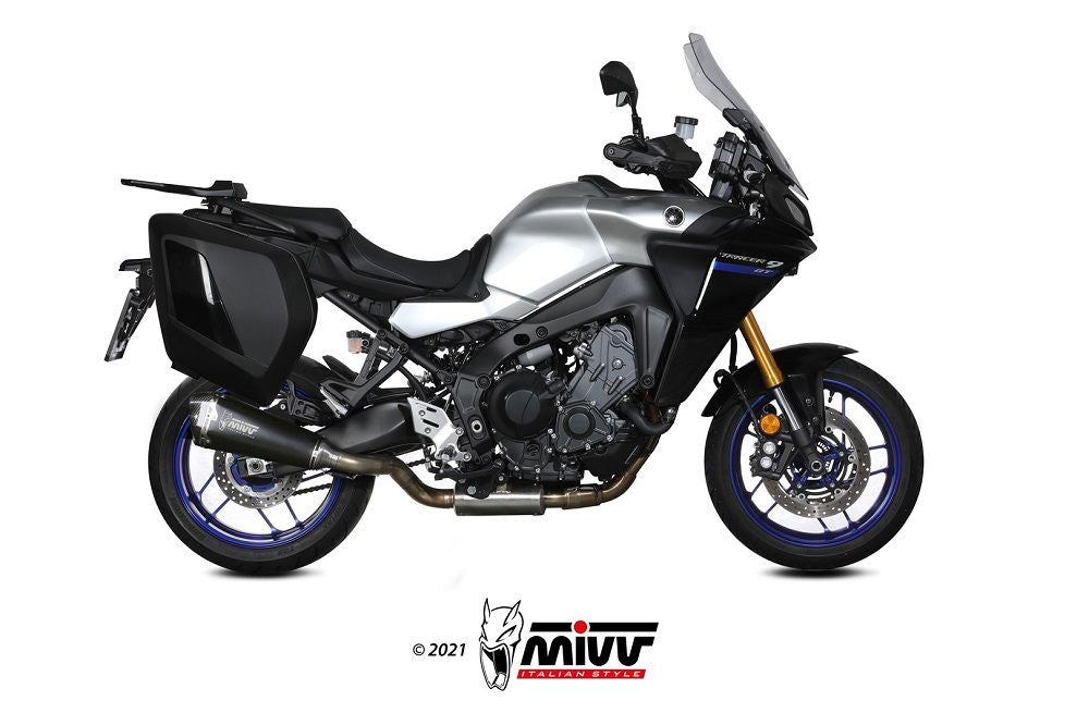 Mivv Rvs Systeem Met Delta Race Black Yamaha Tracer 9 / Gt '21-24