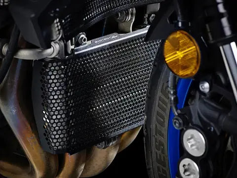 Radiator/oliekoeler cover set zwart Evotech Performance Yamaha MT-10 SP '16-21