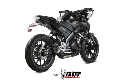 Mivv Systeem Met Gp Pro Black Demper Yamaha Mt-125 '20-'24