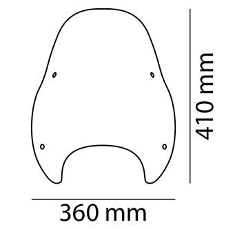 Windscherm Custom I Transparant Puig