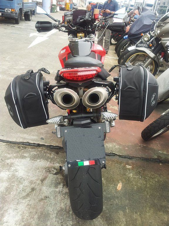 C-Bow tasdragers zwart Hepco&Becker Ducati Hypermotard 796 / 1100 '07-12