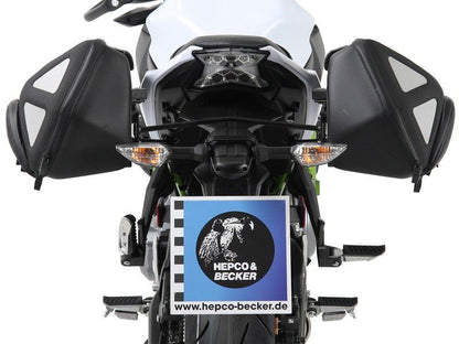 C-Bow Tasdragers Zwart Hepco&Becker Kawasaki Z650 '17-