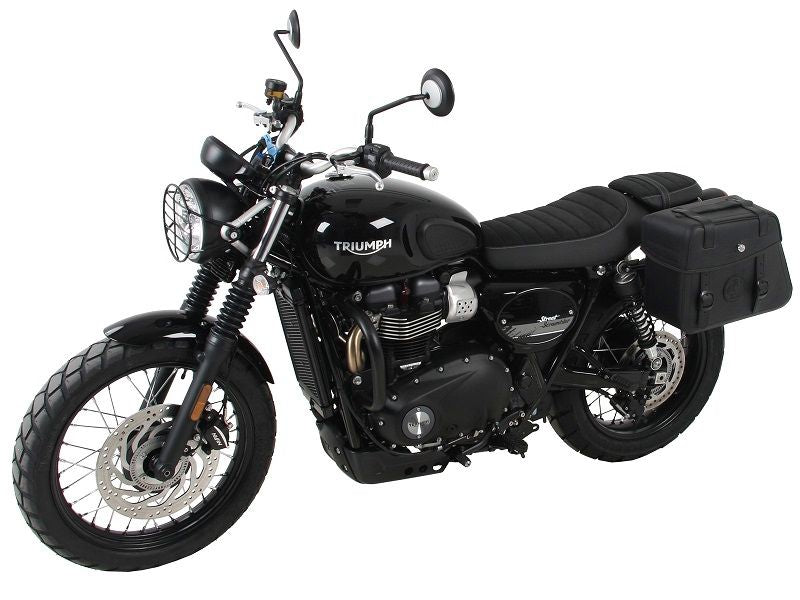 C-Bow tasdrager links zwart Hepco&Becker Triumph Street Scrambler '17-