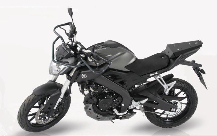 Valbeugel antraciet voorzijde Hepco&Becker Yamaha MT-125 '14-19