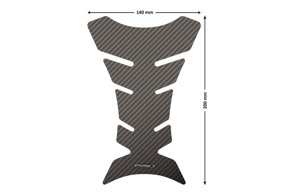 Tankpad Performance Puig Universeel Carbon Look