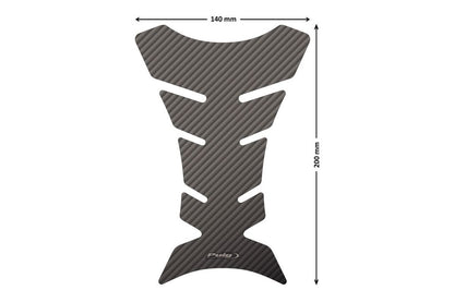 Tankpad Performance Puig Universeel Carbon Look