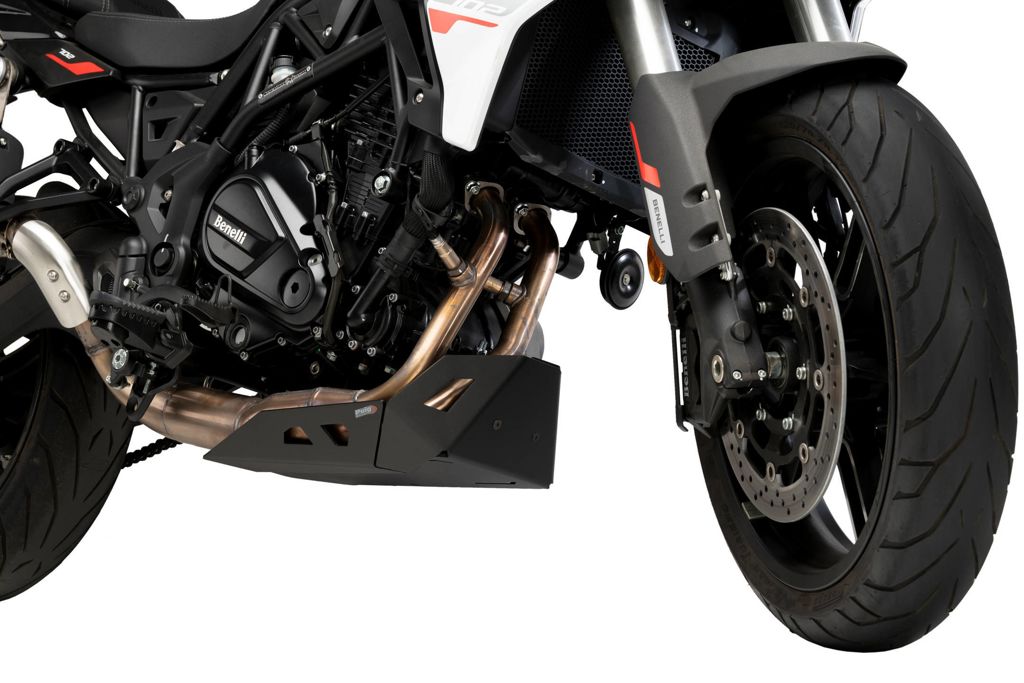 Carterplaat Zwart Aluminium Puig Benelli Trk 702 / X '23-