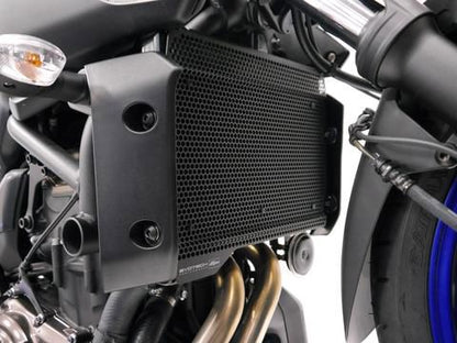 Radiatorcover zwart Evotech Performance Yamaha MT-07 '18- (tweede kans)