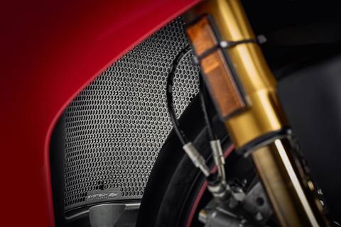 Radiator cover set zwart Evotech Performance Ducati Panigale V4 S Corse '19-20