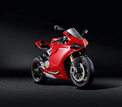Radiatorcover UPPER zwart Evotech Performance Ducati Panigale V2 '20-24