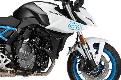 Puig Downforce Zijspoilers - Suzuki GSX-8S 2023-2026 - Carbon Look / Mat Zwart