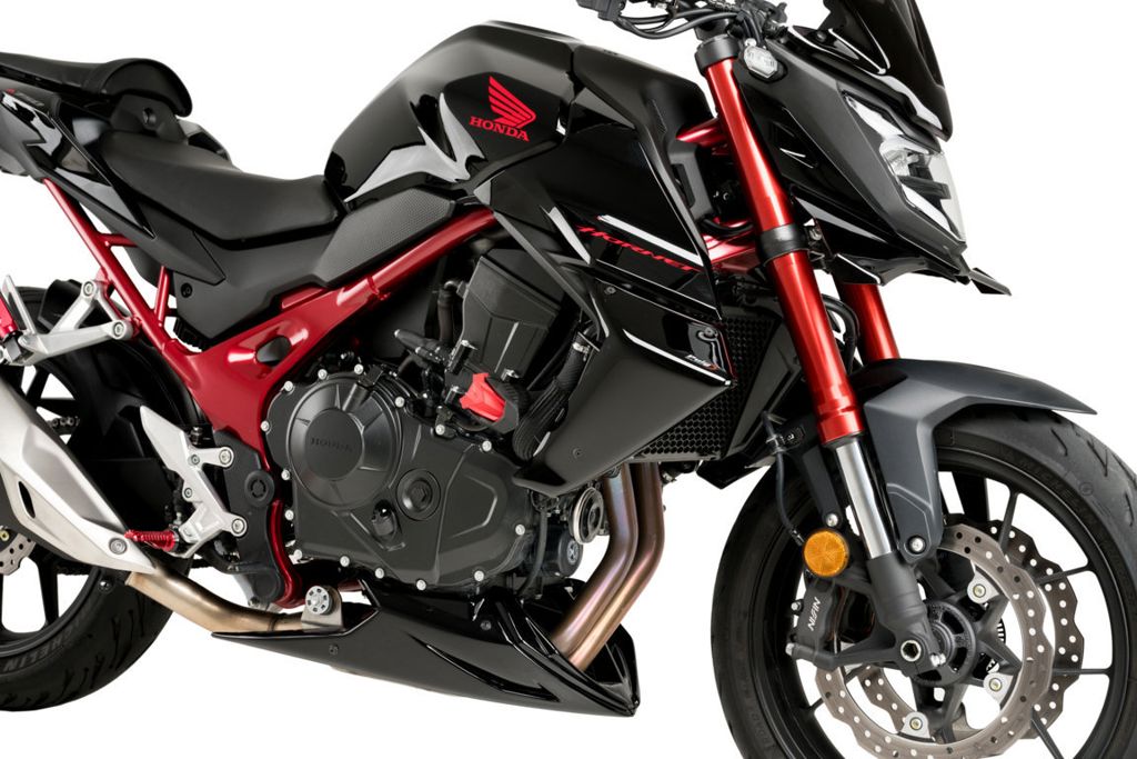 Puig Downforce Zijspoilers - Honda CB750 Hornet 2023-2024 - Mat Zwart / Zwart