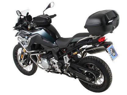 Topdrager Zwart Alurack Hepco&Becker Bmw F800Gs '24- (Voor Op Orig. Rvs Rek)