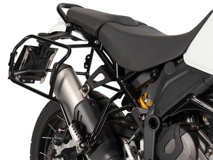 Kofferset Zwart Hepco&Becker 'Cutout' Met Zwart Rek En Xplorer Koffers Ducati Desertx '22-