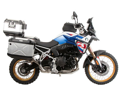 Kofferset Hepco&Becker 'Cutout' Met Rvs Rek En Xplorer Silver Koffers Bmw F900Gs '24-