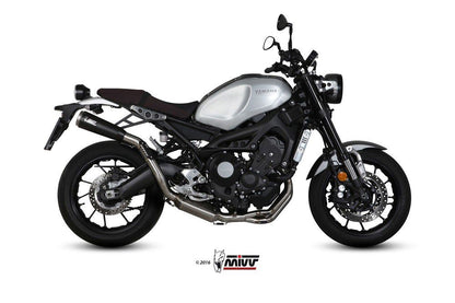 Mivv 3 In 1 Rvs Systeem Met Zwarte High Level Ghibli Demper Yamaha Xsr900 '16-20