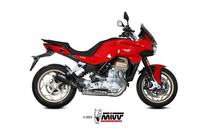 MIVV Uitlaat - Moto Guzzi V100 Mandello 2022-2023 - GP PRO - Carbon / Titanium