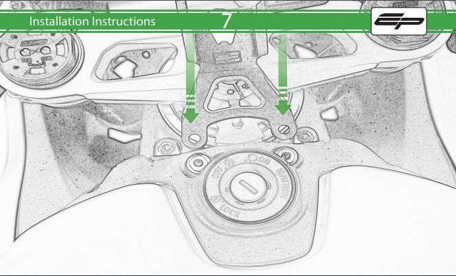 Navigatiesteun voor Garmin Evotech Performance Ducati Panigale 1299 '15-17