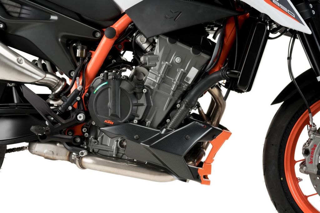 Puig Motorspoiler - KTM 790 Duke 2018-2026 | 890 Duke 2021-2026 | 890 Duke GP 2022-2026 en meer - Carbon Look / Mat Zwart