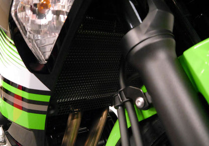 Radiatorcover Zwart Evotech Performance Kawasaki Ninja 650 '17-