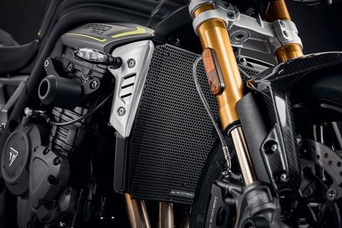 Radiatorcover Zwart Evotech Performance Triumph Speed Triple 1200 Rr '22-