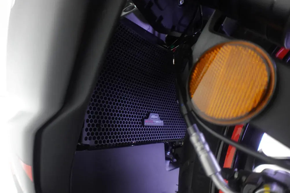 Radiatorcover Zwart Evotech Performance Aprilia Rs 457 '24-