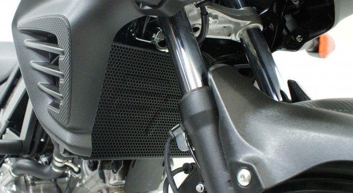 Radiatorcover zwart Evotech Performance Suzuki DL650XT '21-