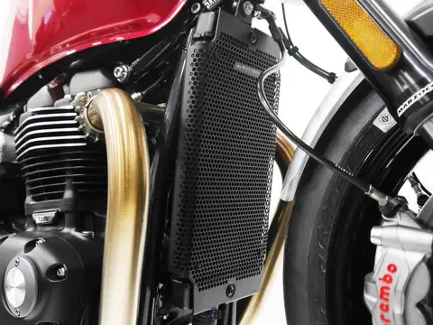 Radiatorcover zwart Evotech Performance Triumph Thruxton T120 '16-