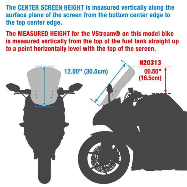 Vervangingsruit National Cycle Vstream Sport/Tour Licht Getint Yamaha Mt-07 '14-17