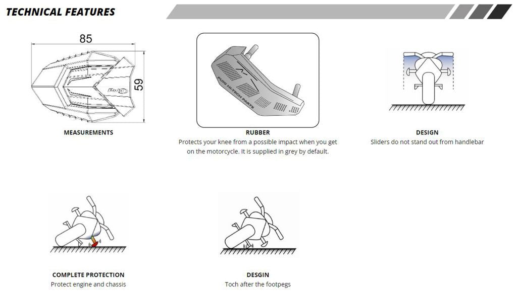 Sliders Puig Model R19 Honda Cbr600Rr '24-