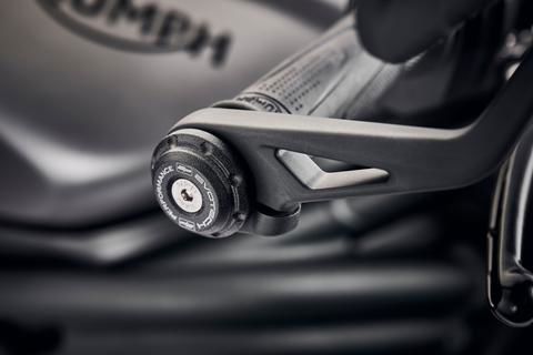 Bar Ends (Set) Zwart Evotech Performance Triumph Speed Triple 1200 Rs '25- (Met Bar End Spiegels)