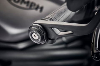 Bar Ends (Set) Zwart Evotech Performance Triumph Street Triple Rs 765 '23- (Met Bar End Spiegels)