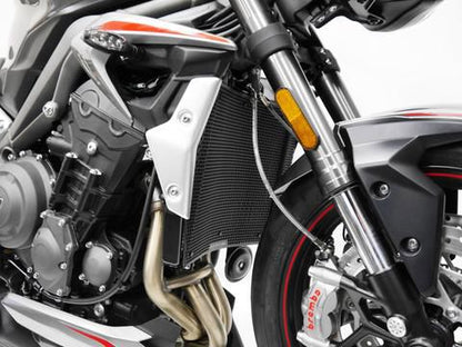 Radiator Cover Zwart Evotech Performance Triumph Street Triple Rs 765 '20-