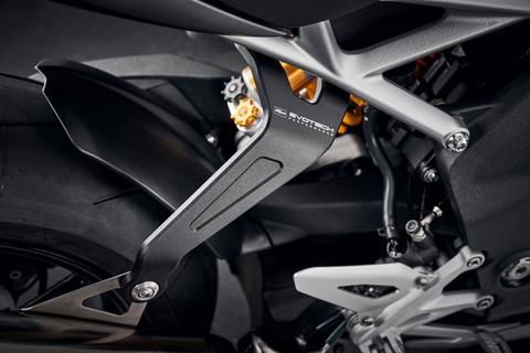 Uitlaatsteun Zwart Evotech Performance Triumph Speed Triple Rs '25-