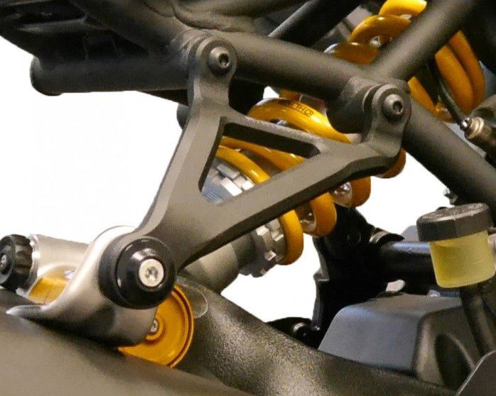 Uitlaatsteun Met Afdekplaatje Zwart Evotech Performance Ducati M1200 S '17-