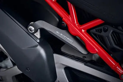 Uitlaatsteun met afdekplaatje zwart Evotech Performance Ducati Multistrada V4 Rally '23-
