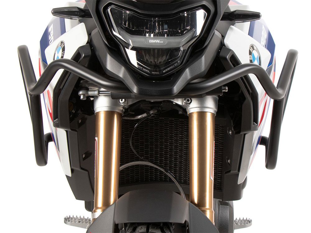 Hepco & Becker Tankvalbeugel - BMW F900GS 2024-2026 - Zwart / RVS