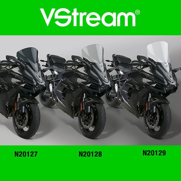 Vervangingsruit National Cycle Sport/Touring Licht Getint Kawasaki Ninja H2 Sx ’18-