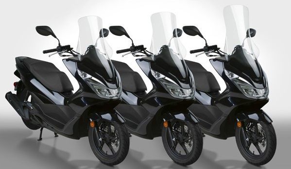 Vervangingsruit National Cycle Extra Tall Touring Transparant Honda Pcx150 '15-17