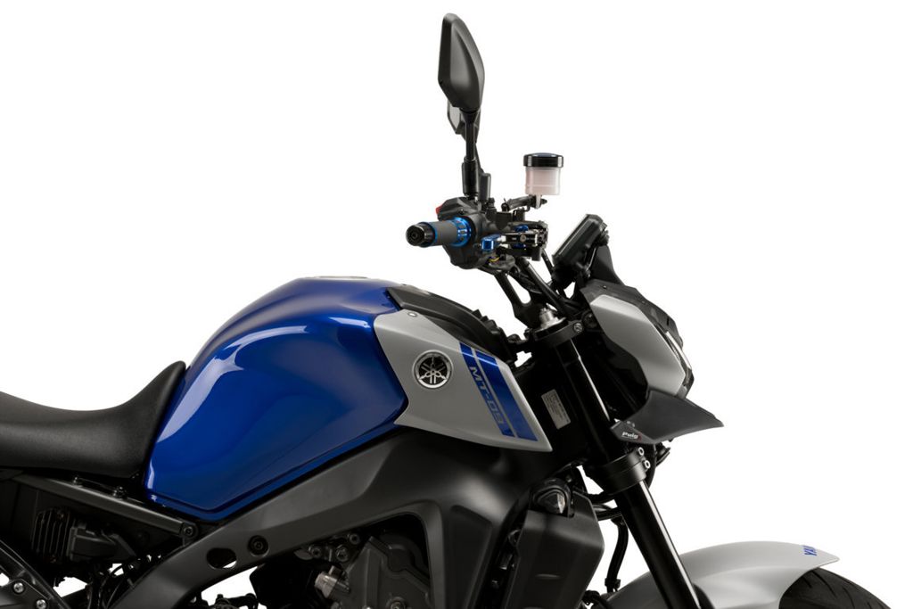 Puig Naked Front Spoiler - Yamaha MT-09 2021-2023 - Carbon Look / Mat Zwart