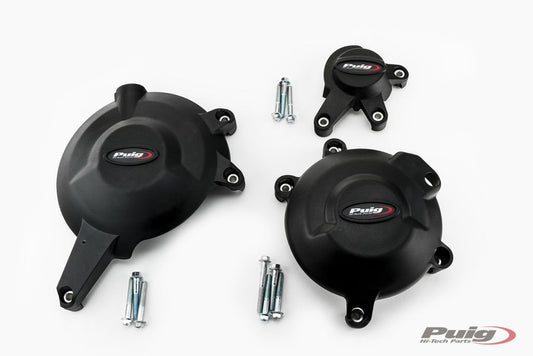 Engine cover set 3-delig Puig Kawasaki ER-6N '06-16