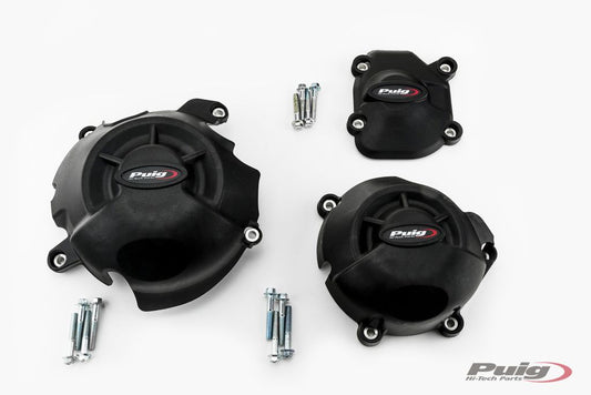 Engine cover set 3-delig Puig Kawasaki Z800/E '13-16