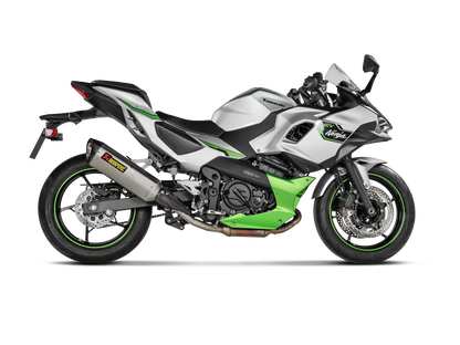 Akrapovič Uitlaat - Kawasaki Ninja 7 / Z7 Hybrid 2024-2024 - Slip-On Line (Titanium) - Motor Accessoires